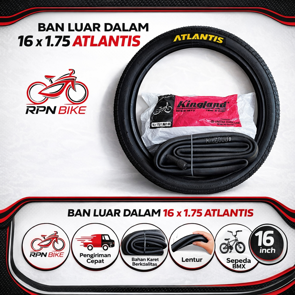 16 x 1.75 ATLANTIS NEW PRODUCT ยางในจักรยาน