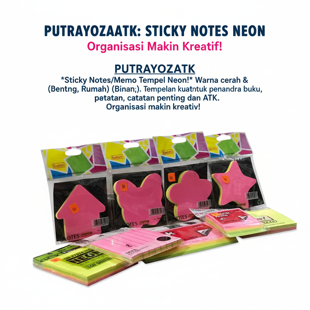 STICK NOTE / STICKY NOTE IN VARIOUS SHAPES และขนาด