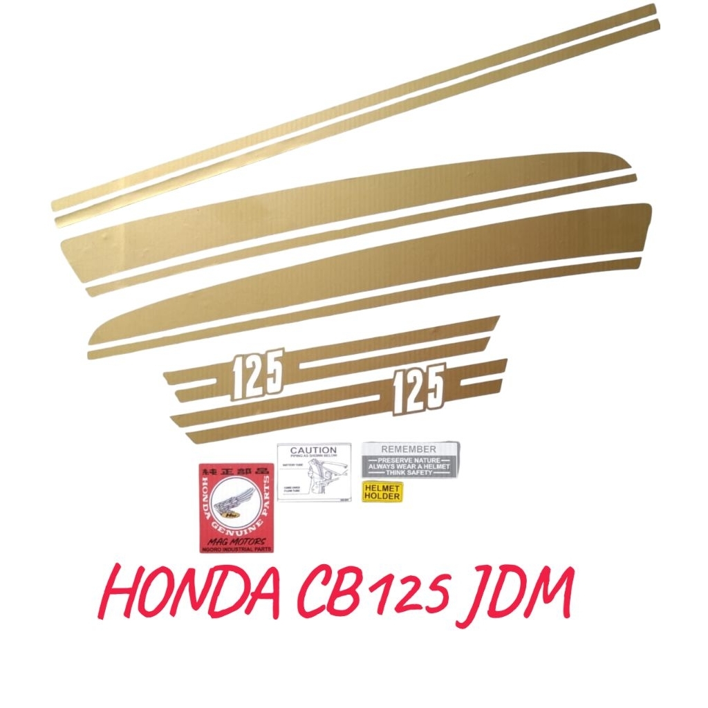 Honda cb125 japan jdm striping
