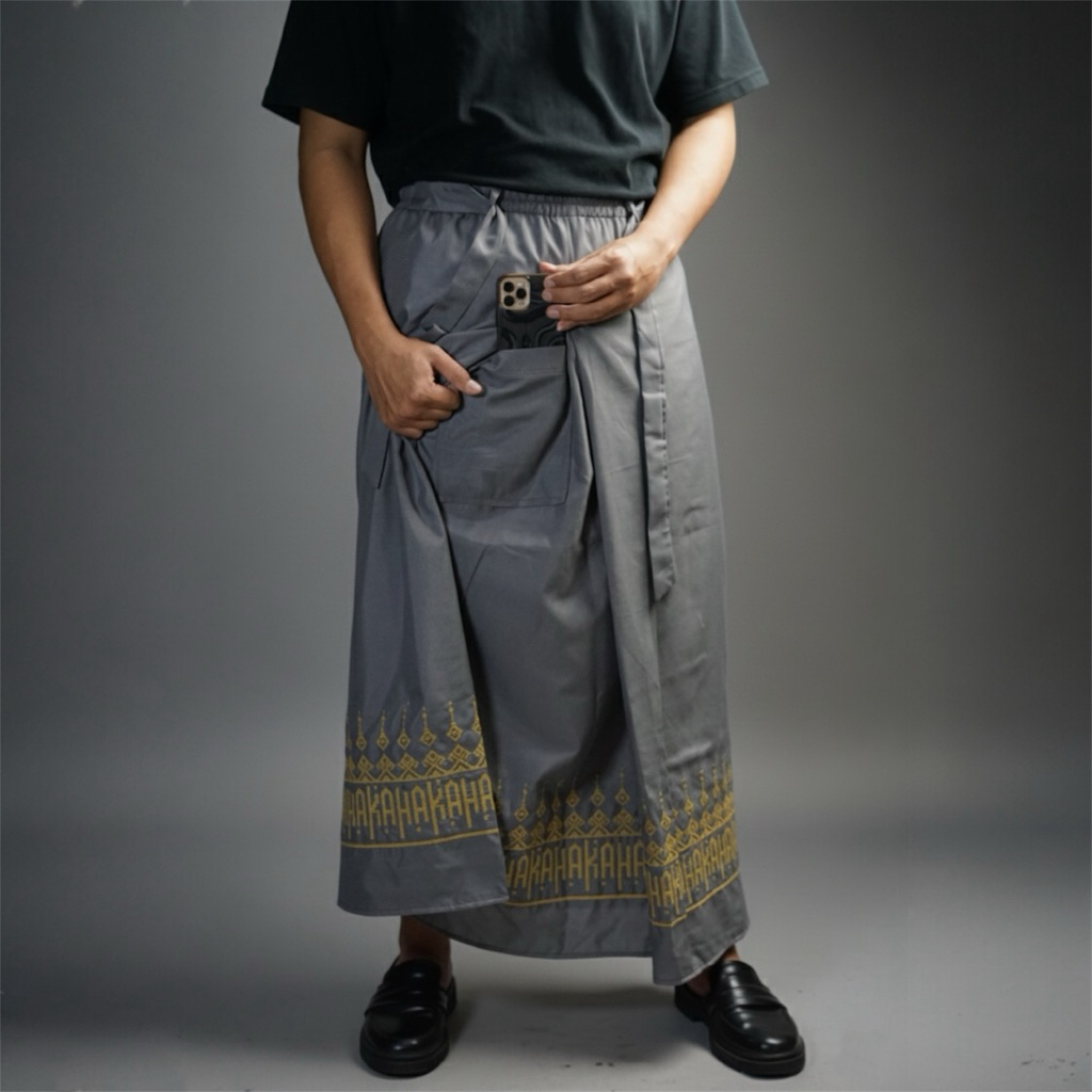 KATUN HAKA - ผ้าซิ่นสําเร็จรูปปัก 3 มิติทําจากผ้าฝ้าย Aceh