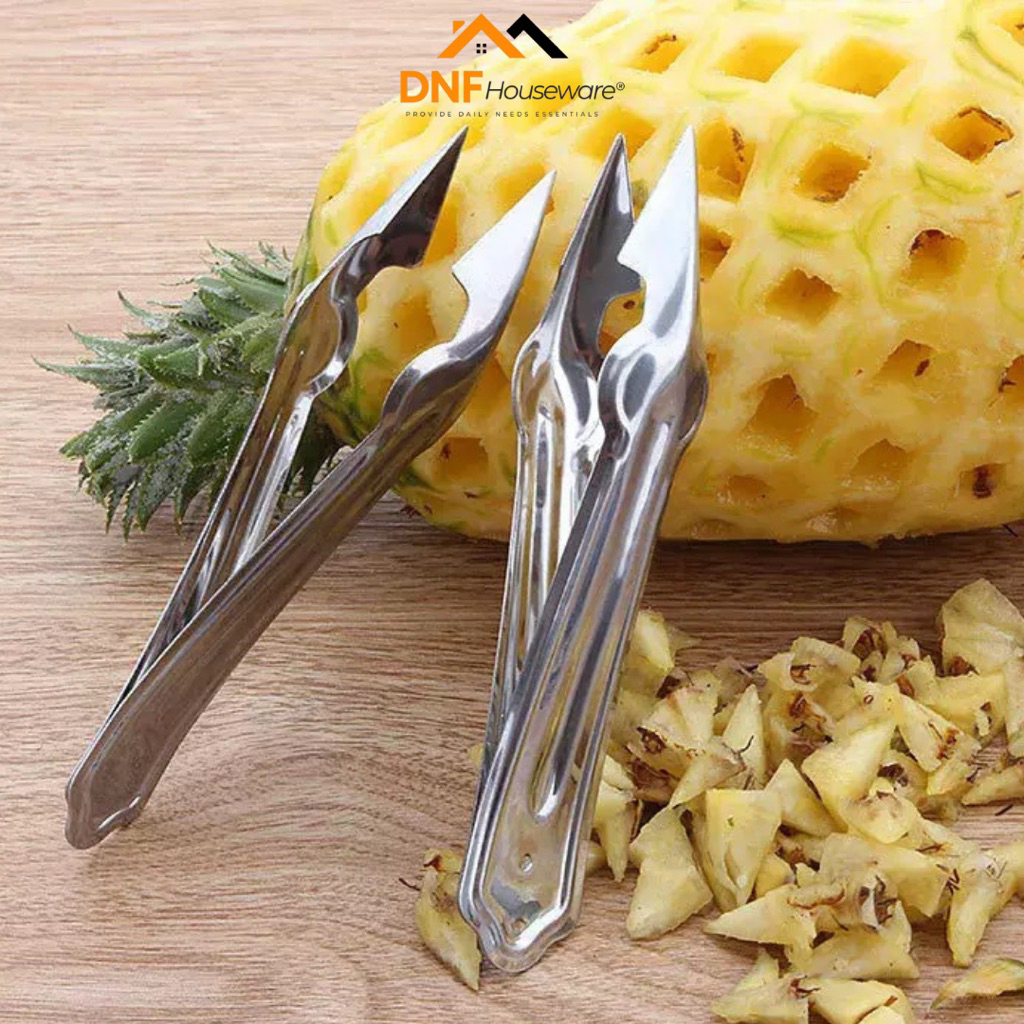 MATA DNF HOUSE Pineapple Eye Peeler สแตนเลส Peeler ผลไม้ Peeler แหนบสับปะรด Scale แหนบสับปะรด Remove