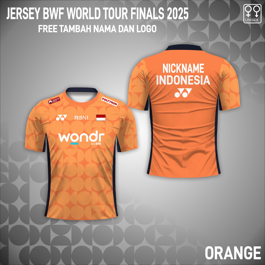 เสื้อแบดมินตัน Final tour 2025 เสื้อแบดมินตัน bwf ใหม่ล่าสุด