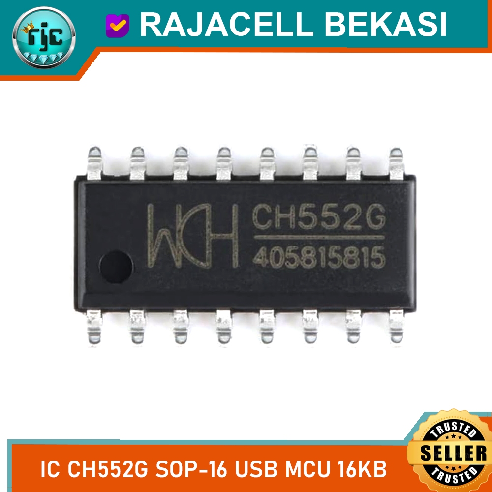 IC CH552G SOP-16 Enhanced E8051 Core Microcontroller USB 2.0 ความเร็วเต็ม 16KB แฟลช 1K RAM SOP16 CH5