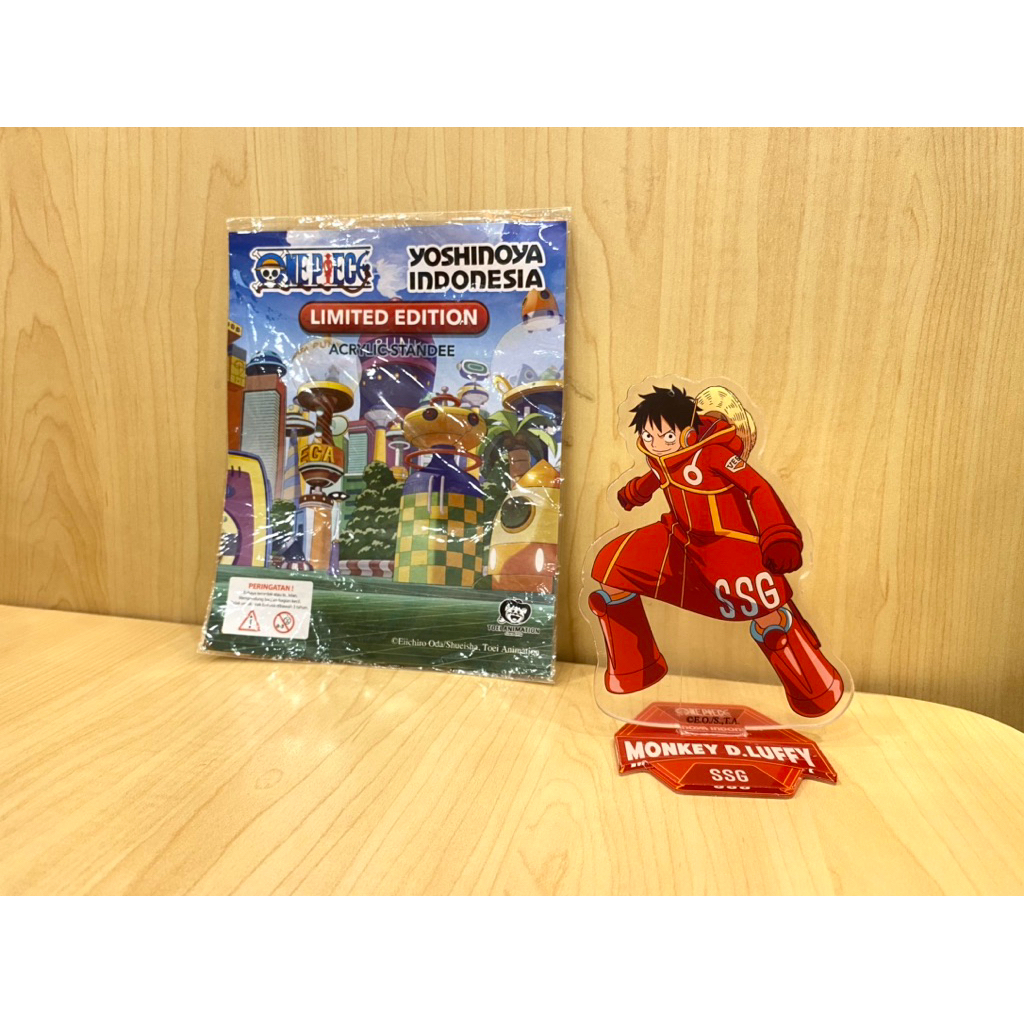 ARYCLIC STANDEE รูป ONE PIECE MONKEY D LUFFY YOSHINOYA ANIME MERCHANDISE
