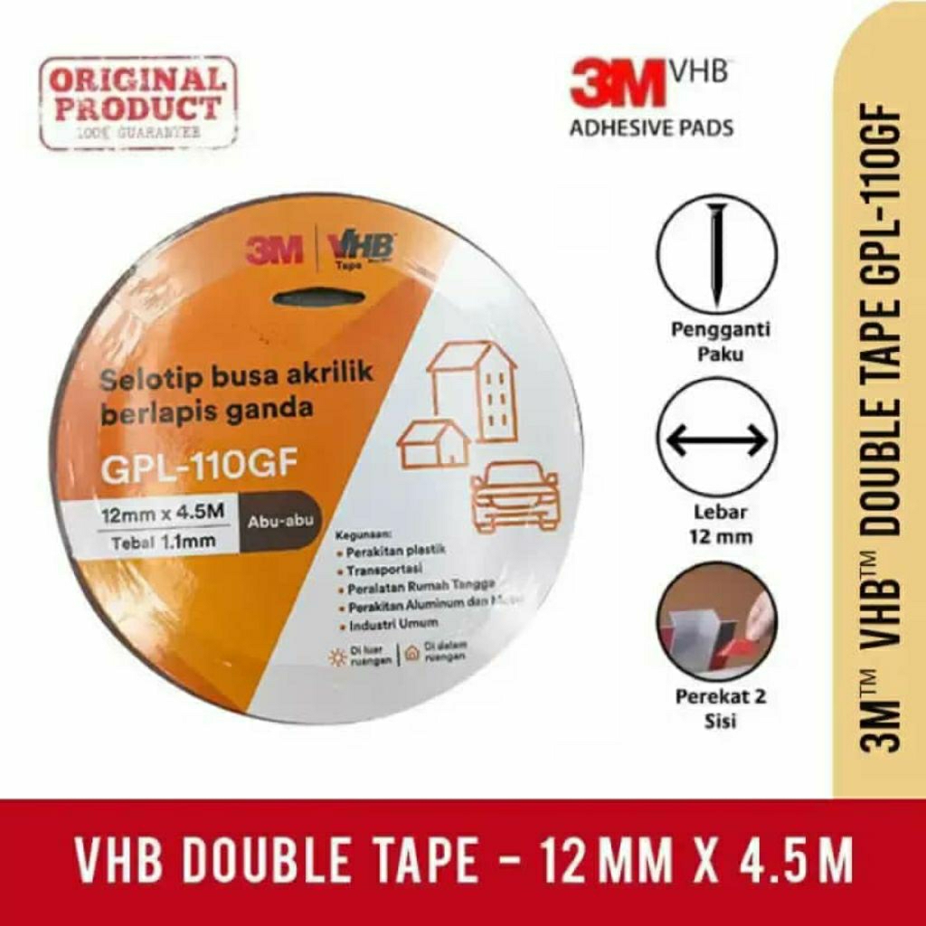 3M 4900 VHB 12mm x 4.5m