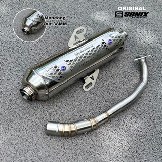 Knalpot Standar Racing Sonix Original Nmax Aerox Pcx Vario Lexi Stylo Adv Inlet 38