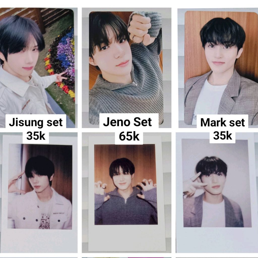 Photocard อย่างเป็นทางการ NCT Dream Mark Jeno Jisung Dreamscape