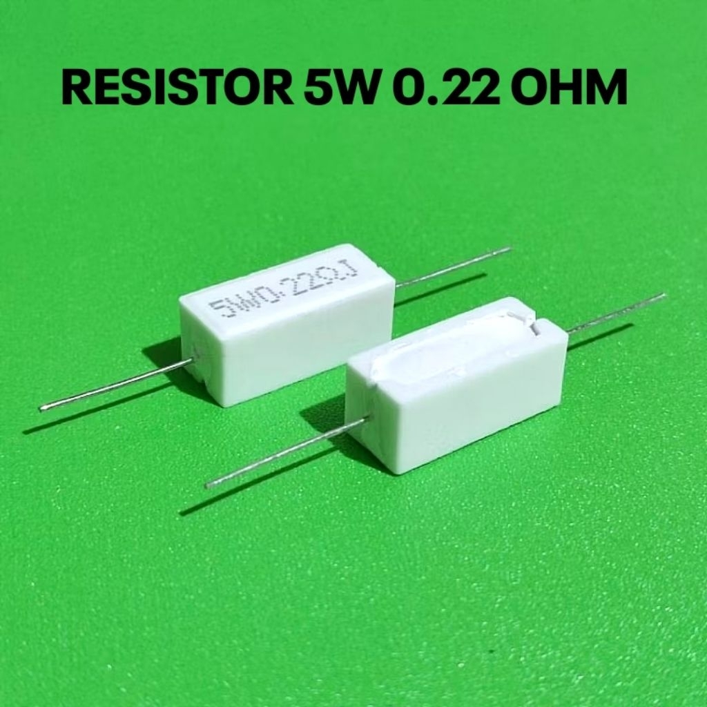 5W 5WATT 0.22R 0.22 OHM ROHS RESISTOR