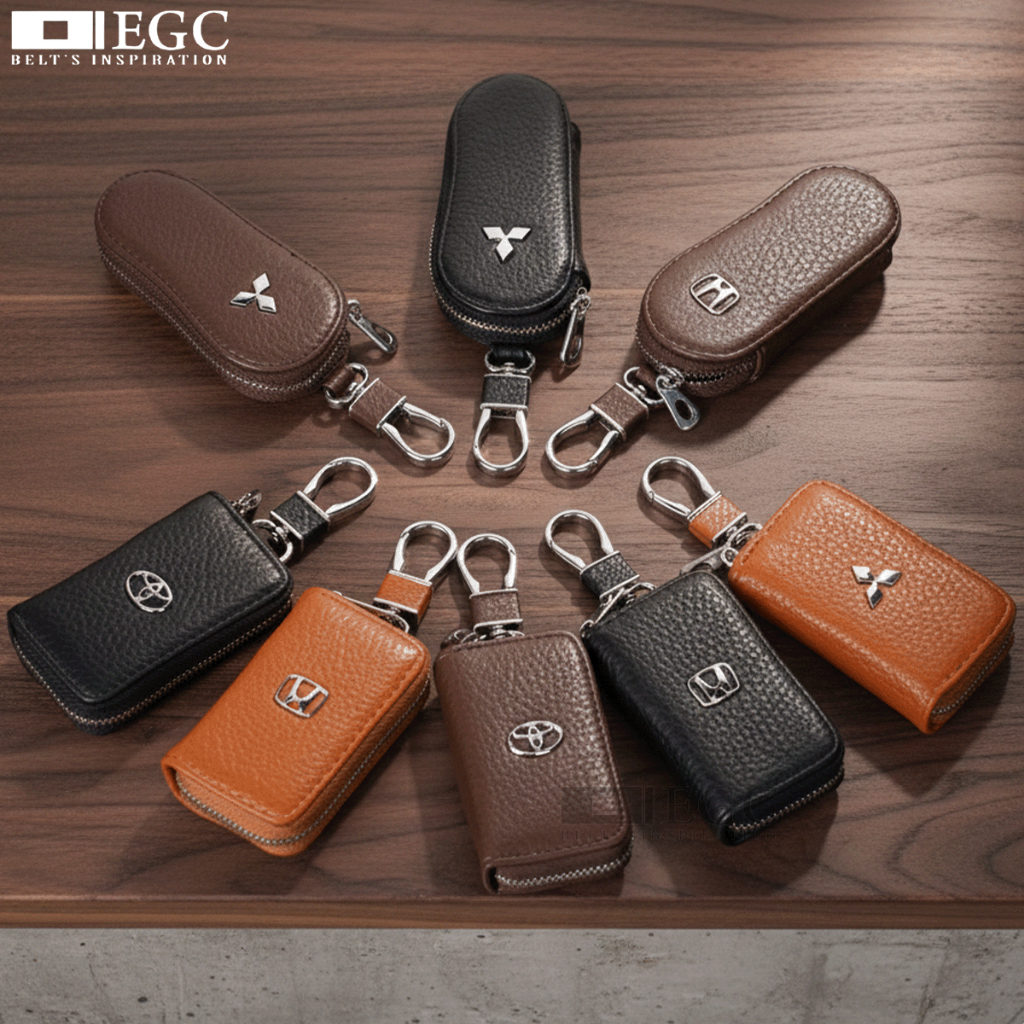 GANTUNGAN CAR/MOTORCYCLE KEYCHAIN / UNIQUE MODEL KEYCHAIN / MODERN DESIGN LEATHER HANGER - G-888-G-8