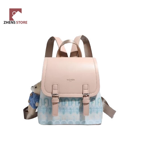 ชâteau Bag - Yichen นําเข้ากระเป๋าเป้สะพายหลังผู้หญิง Yichen กระเป๋าเป้สะพายหลังลําลองสไตล์เกาหลีกระ