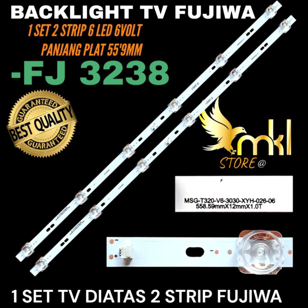 FUJIWA 32 นิ้ว LED TV BACKLIGHT FJ3238 FUJIWA 32 INCH TV BACKLIGHT