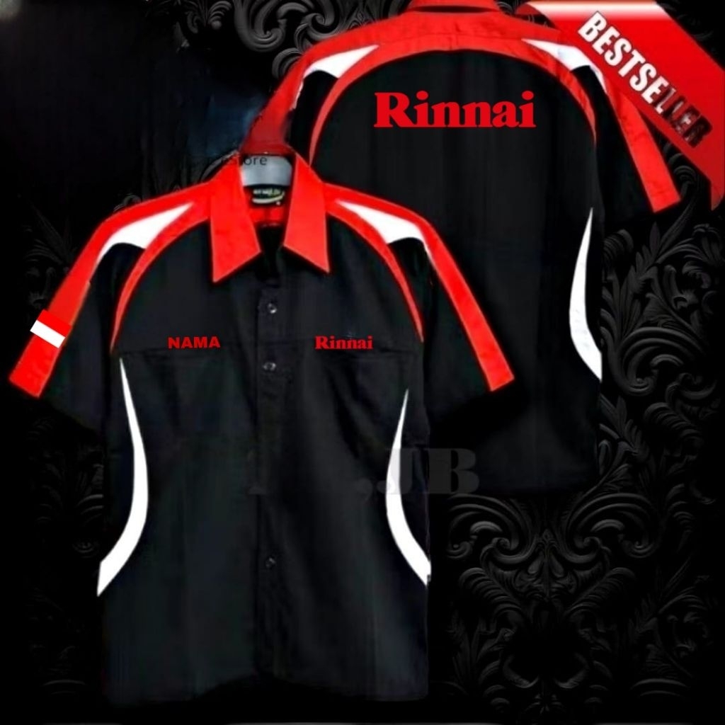 KEMEJA ปักเต็มรูปแบบเสื้อ Rinnai เสื้อ Rinnai เสื้อ Rinnai ชุด Rinnai Pdh Rinnai Pdl Rinnai เสื้อทํา