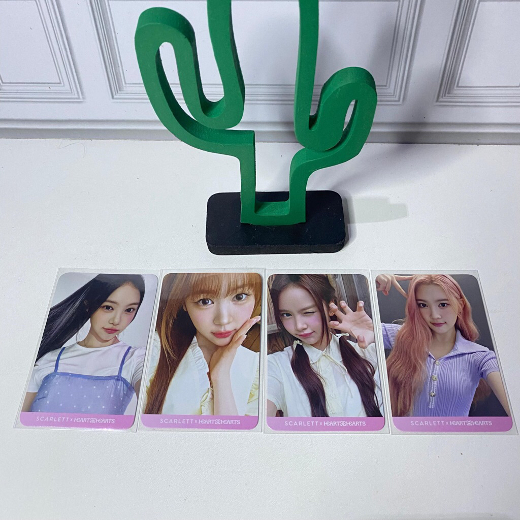 Photocard Hearts2Hearts X Scarlett Whitening Official pc h2h ian ana carmen yuha stella jiwoo yeon j