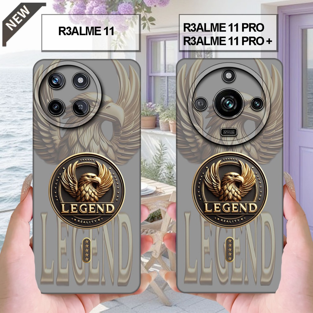 เคสRealme 11 _ เคสRealme 11 Pro _ เคสRealme 11 Pro Plus - เคสซิลิโคนยืดหยุ่นใสสีดํา