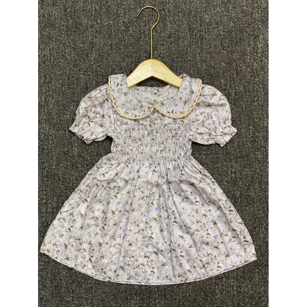 SMOCKED DRESS VINTAGE 2Y (75K) - SOFT LILAC