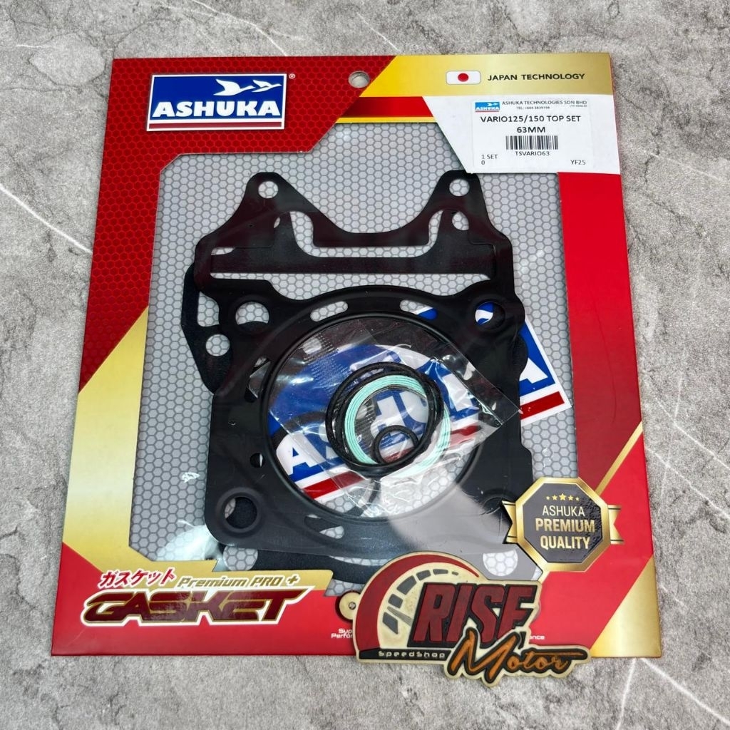 TOPSET PAKING VARIO 150 PCX 150 63 MM ASHUKA