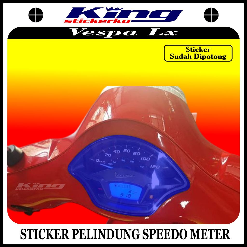 สติ๊กเกอร์ป้องกัน Vespa LX / S 125/150 Spido | สติ๊กเกอร์กันรอย Vespa LX / S 125/150 | สติ๊กเกอร์กัน
