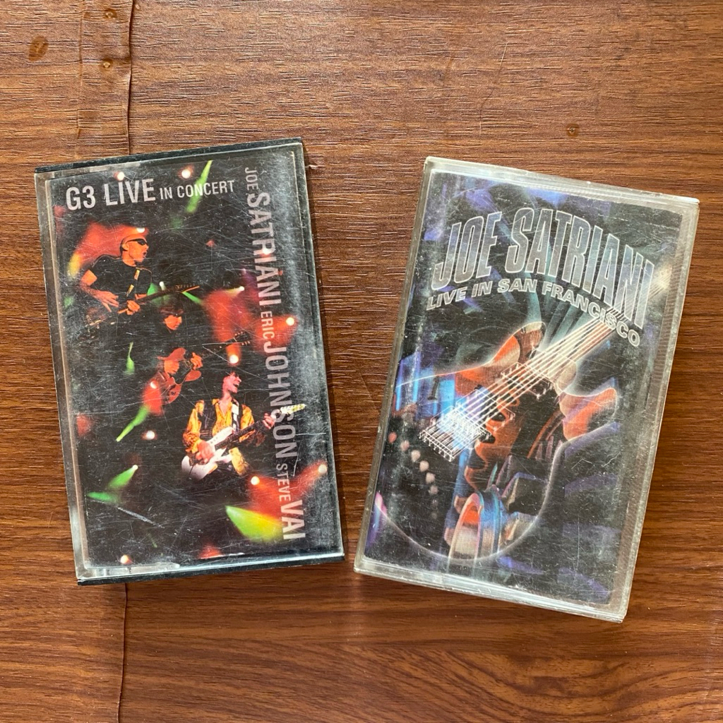 คอลเลกชันเคส JOE S4TRIANI RIBBON - ERIC JHONSON - STEVE VAI RARE & ORIGINAL