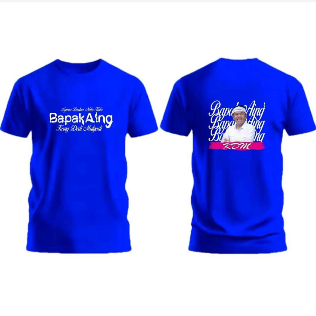 KDM KANG DEDI MULYADI NURUS LEMBUR TATA KETA เสื้อยืด / เสื้อยืด KDM พร้อม WRITING / Baraya KDM