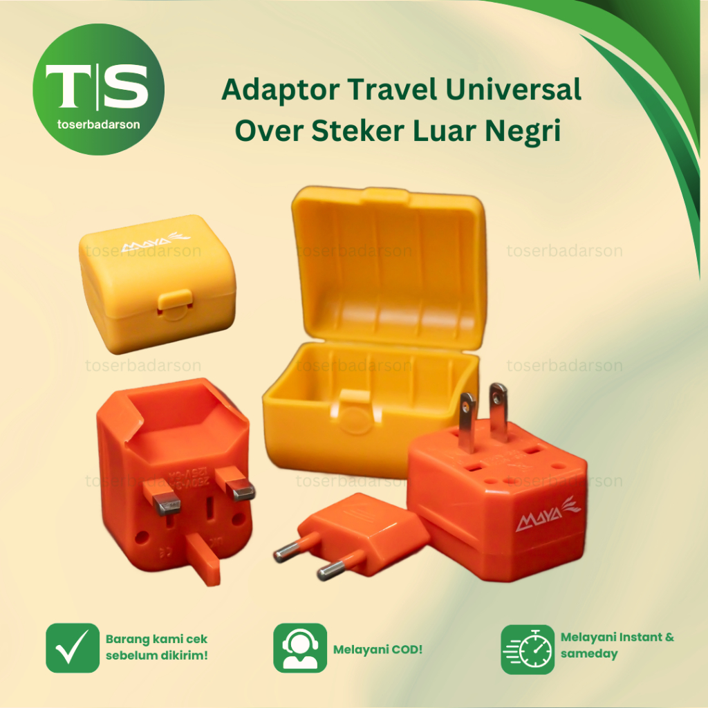 Universal Travel Adapter ปลั๊กภายนอก Negri Australia China Japan America Euro UK England UAE Saudi