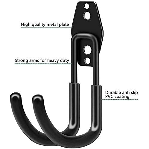 GANTUNGAN MCIRON Wall Mount Organizer Heavy Duty Small - MC003 - สีดํา