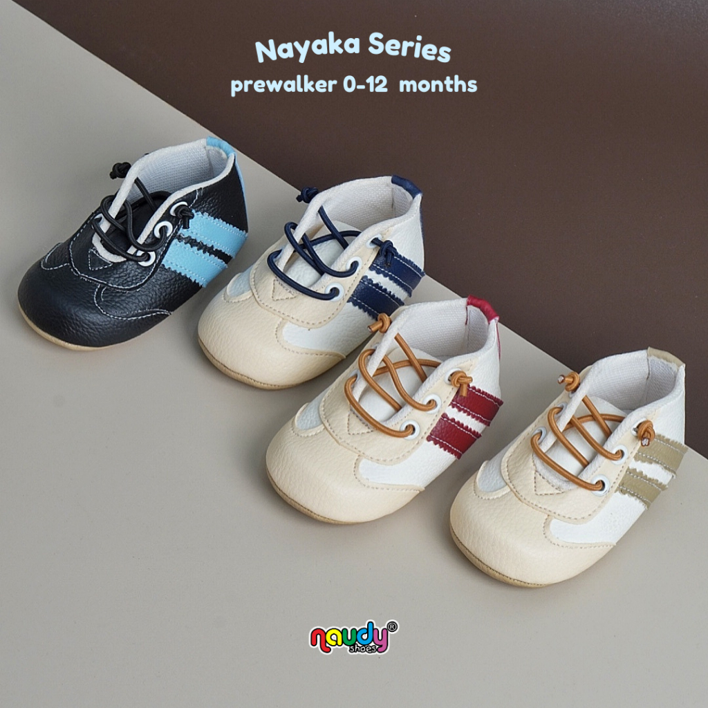 Naudy Shoes Anti-Slip Prewalker Baby Boy Shoes - Nayaka