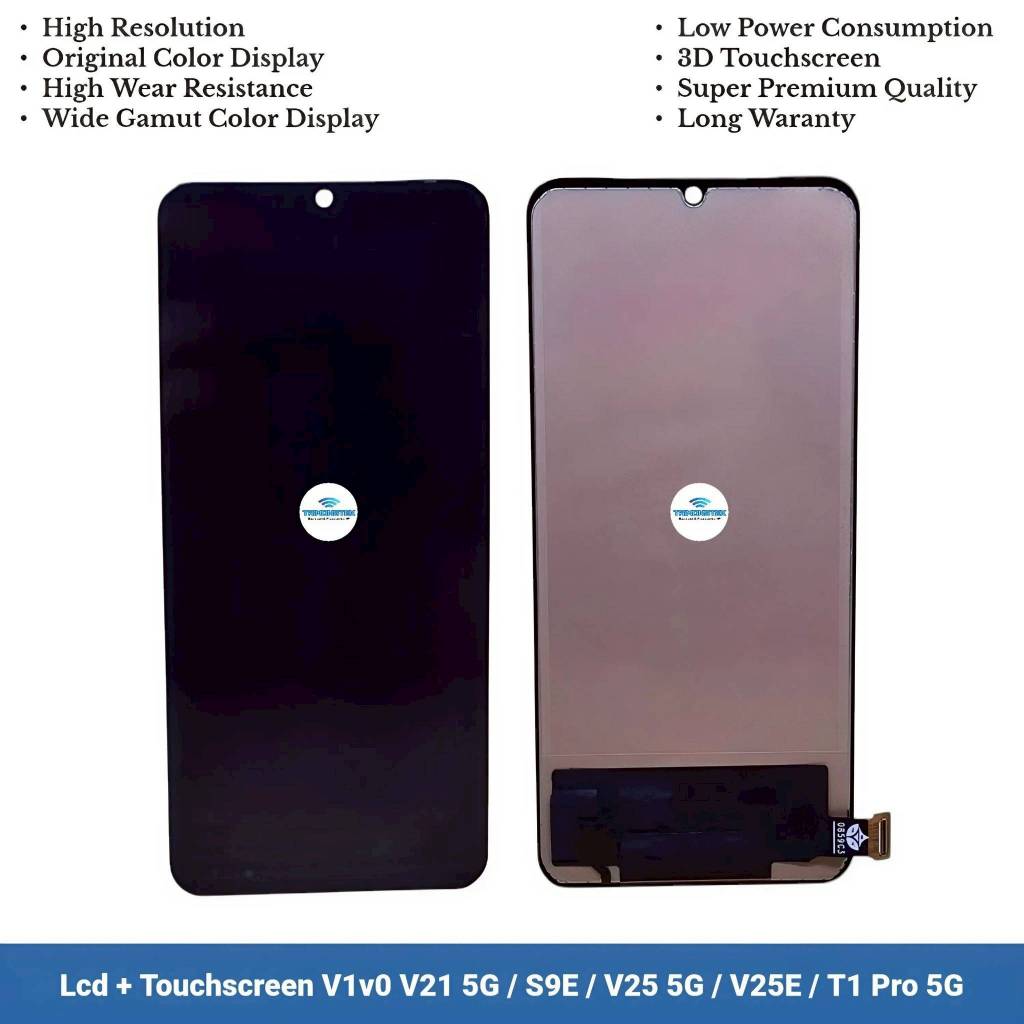 Lcd + หน้าจอสัมผัส V1v0 V21 5G / S9E / V25 5G / V25E / T1 Pro 5G
