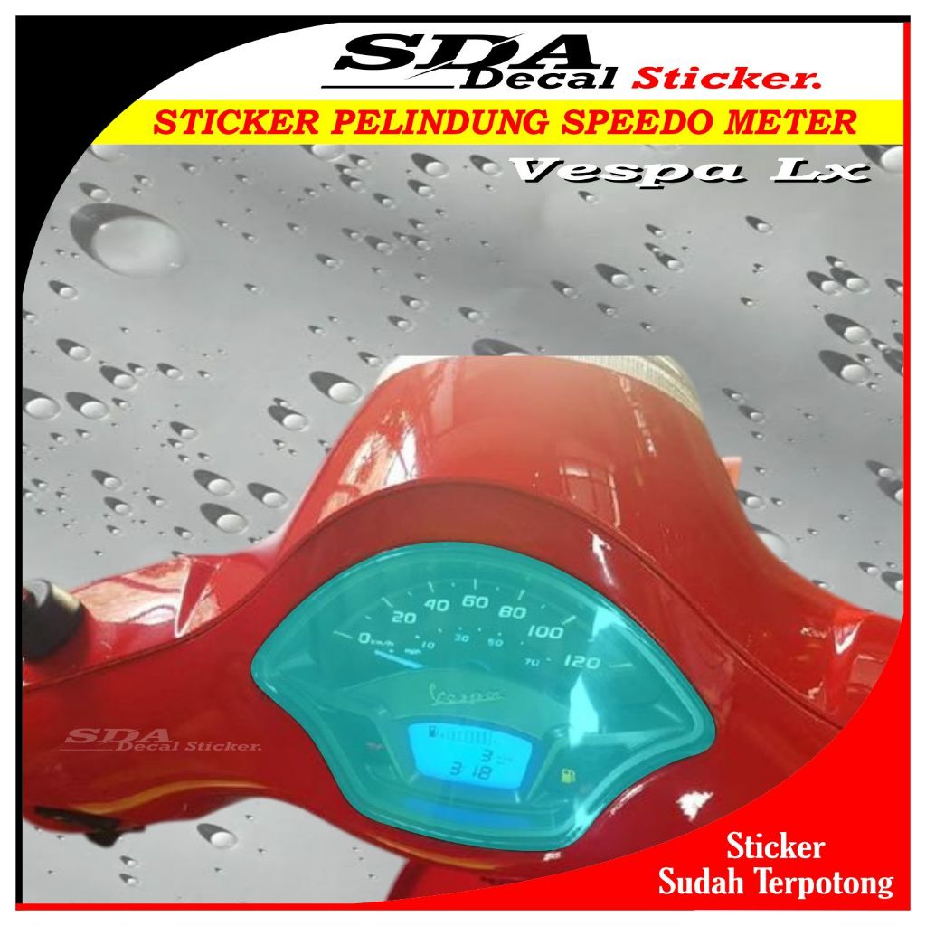 สติ๊กเกอร์ป้องกัน Vespa LX / S 125/150 Spido | สติ๊กเกอร์กันรอย Vespa LX / S 125/150 | สติ๊กเกอร์กัน