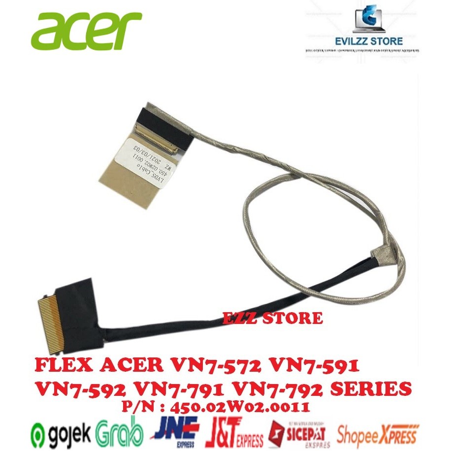 สาย FLEXIBLE AC NITRO VN7-572 VN7-591 VN7-591G VN7-791 450.02W02.0011 30 PIN