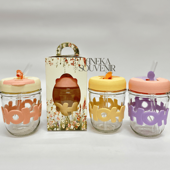 HO HO GLASS GLASS 350ML // HOHO GLASS // HOHO GLASS STRAW // GLASS GLASS // TUMBLR STRAW // TUMBLR H