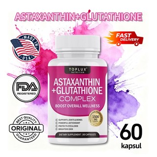 Investasi Kulit Terbaik - Astaxanthin + Glutathione, Glowing Abis!