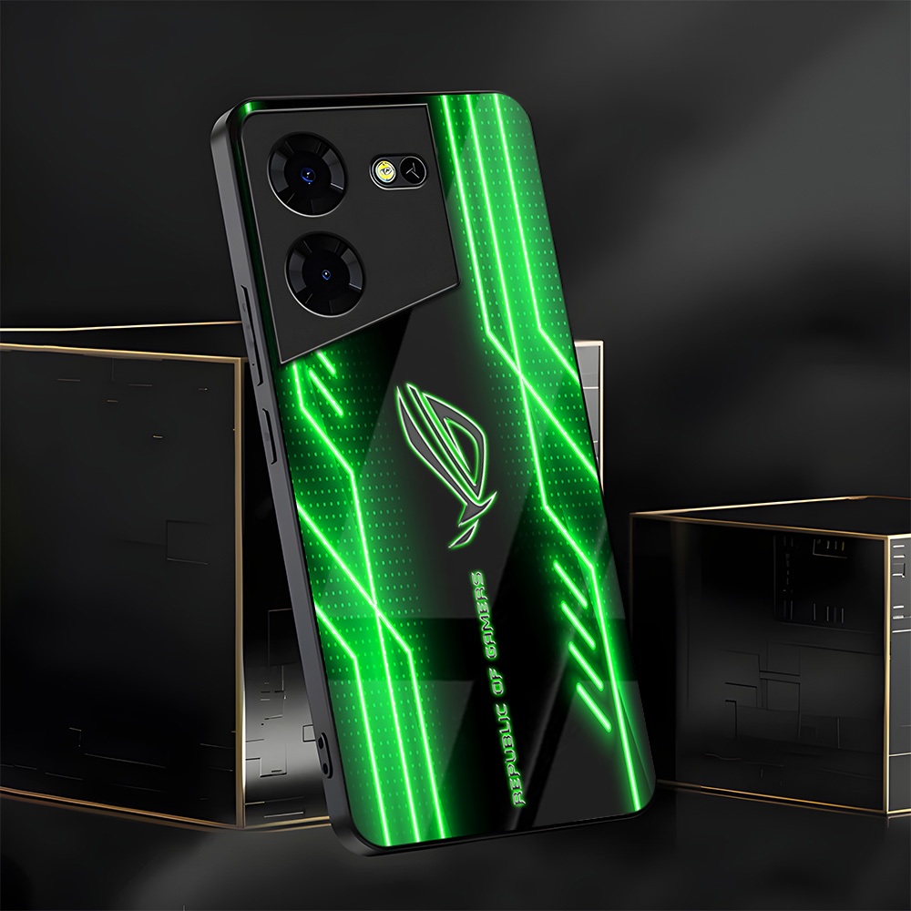 [CC17] SOFTCASE TECNO POVA 5 | POVA 5 PRO เคสกระจกมันเงา | เคส Tecno Pova | เคสเท่ๆน่ารักๆ | บดขยี้เ