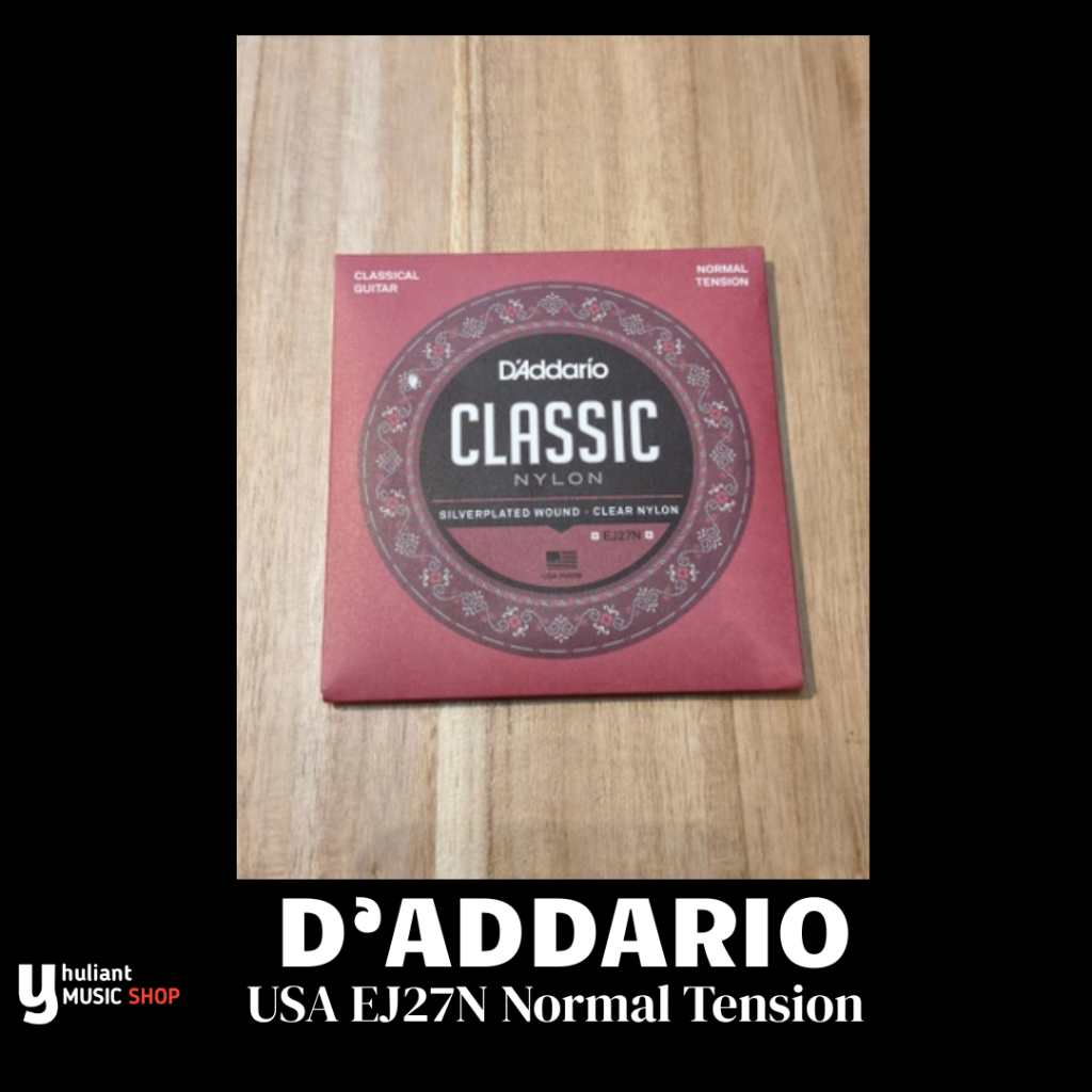 DAddario USA EJ27N Classic Normal Tension Original สําหรับกีตาร์คลาสสิก