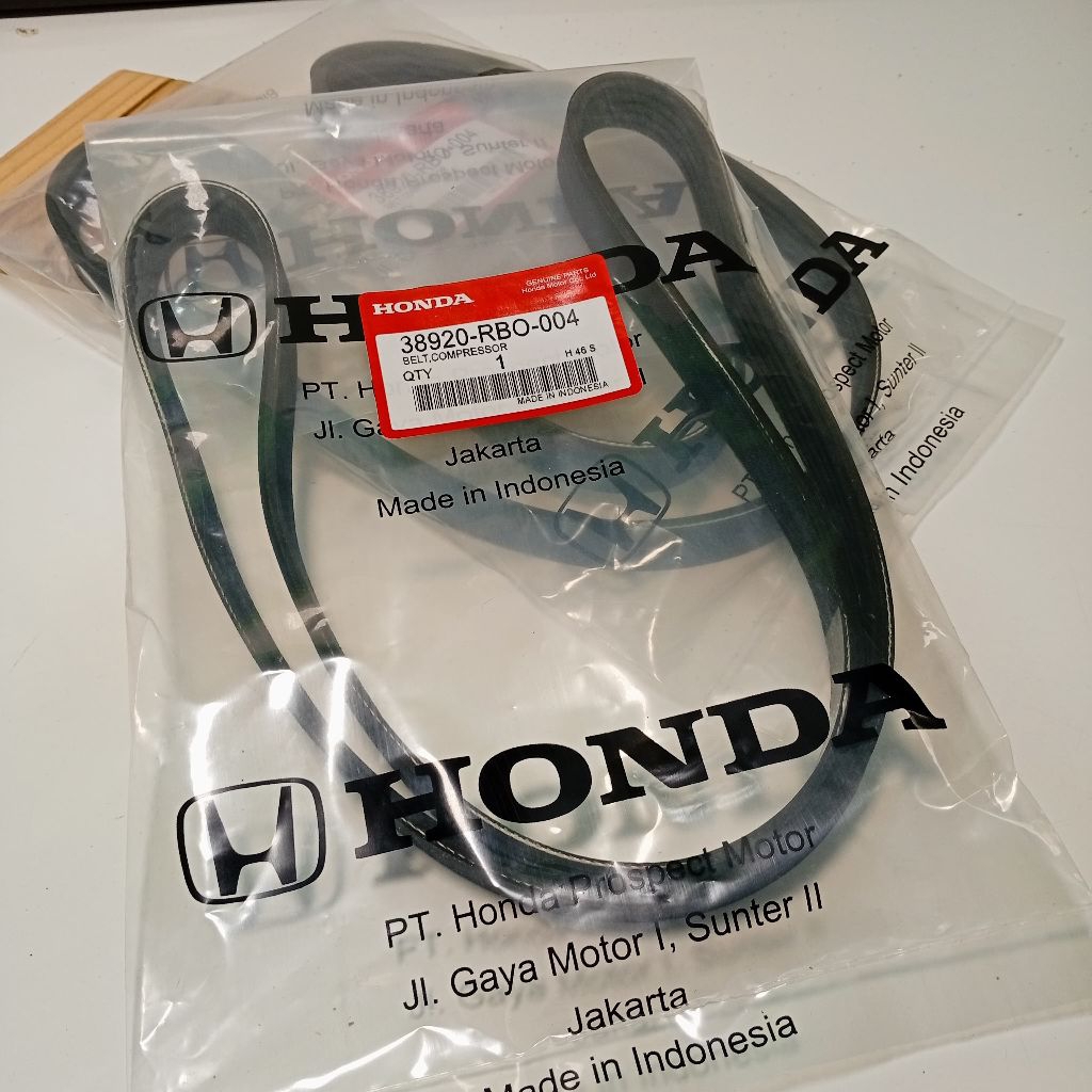 38920-RB0-004 เข็มขัดพัดลม Honda Jazz RS GE8 Freed New City Original Fan Belt 5PK1137