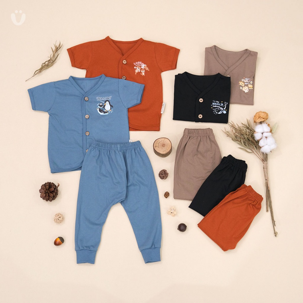 Luyy Omax ชุดแขนสั้นสําหรับทารกและเด็ก