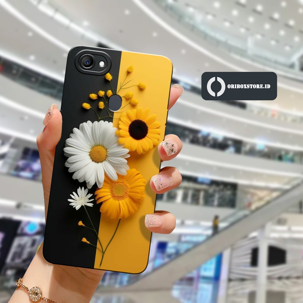 เคส HP ล่าสุด OPPO F5 / F7 - Floral Motif - เคส - OPPO F7 / F5 Softcase - เคสโทรศัพท์ OPPO F5 / F7 -