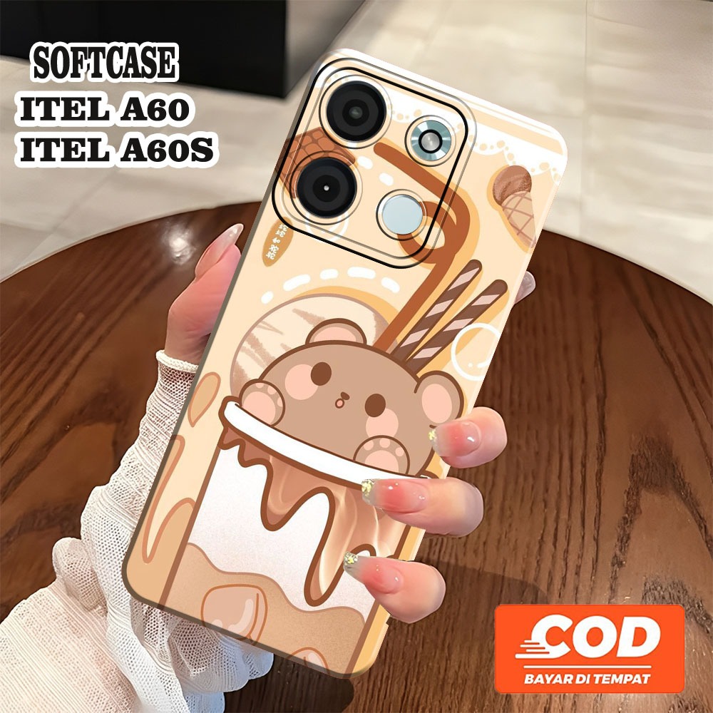 SOFTCASE ITEL A60 - ITEL A60S เคสโทรศัพท์มือถือล่าสุด - ตัวป้องกันโทรศัพท์มือถือ - อุปกรณ์เสริมโทรศั