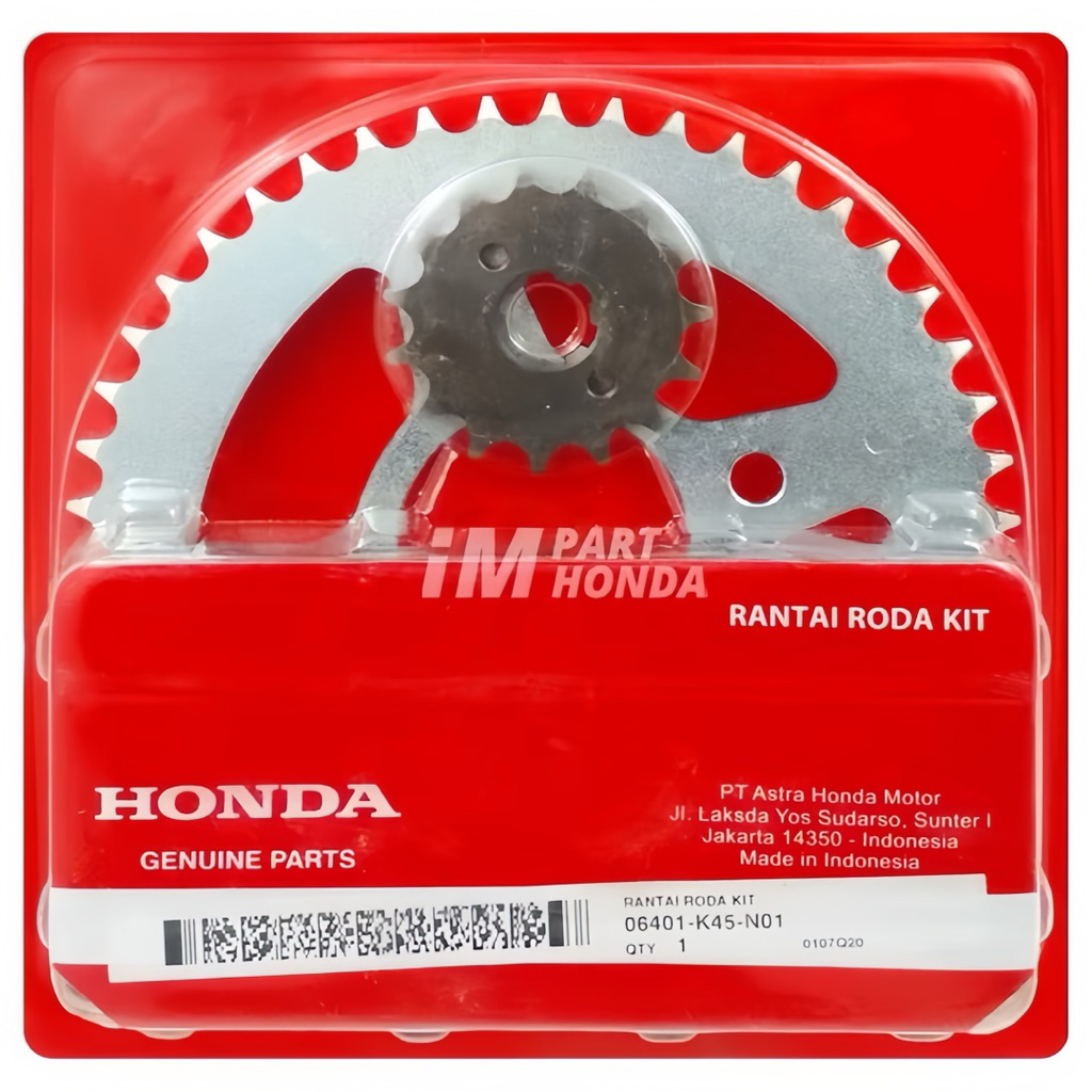 ชุดเกียร์ CBR 150 New K45 (6รู) ของแท้ คุณภาพดีที่สุด