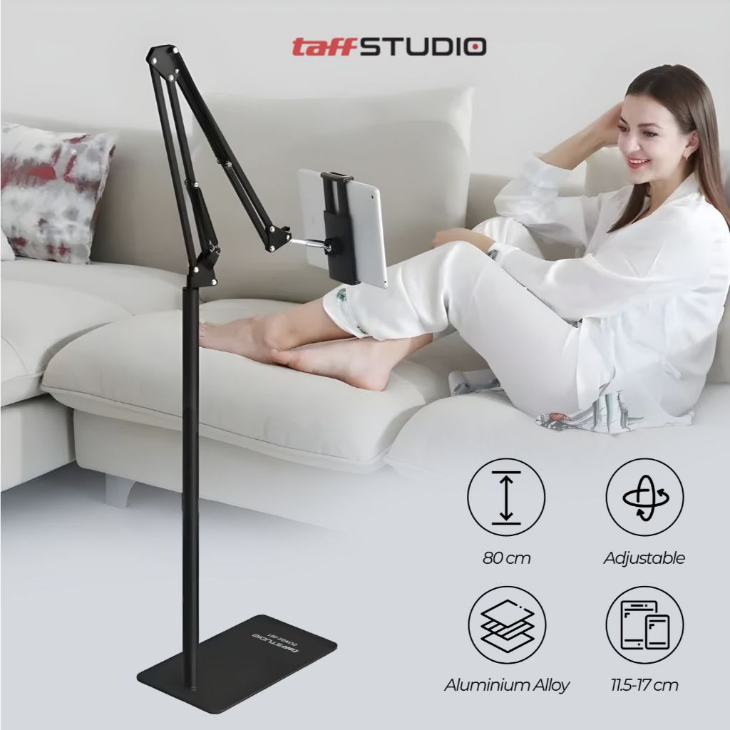 TaffiSTUDIO ที่วางแท็บเล็ต iPad สมาร์ทโฟน Lazypod 134 ซม. - DONGC-001