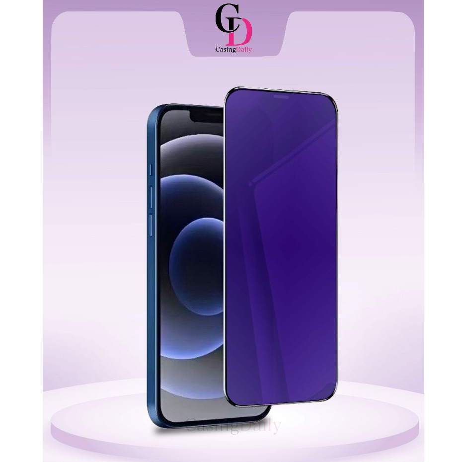 กระจกนิรภัยกรองแสงสีฟ้า – ป้องกันรอยขีดข่วน Full Cover – Vivo T1 V40 V50 Lite V27E V29E V30E V5 V5S 