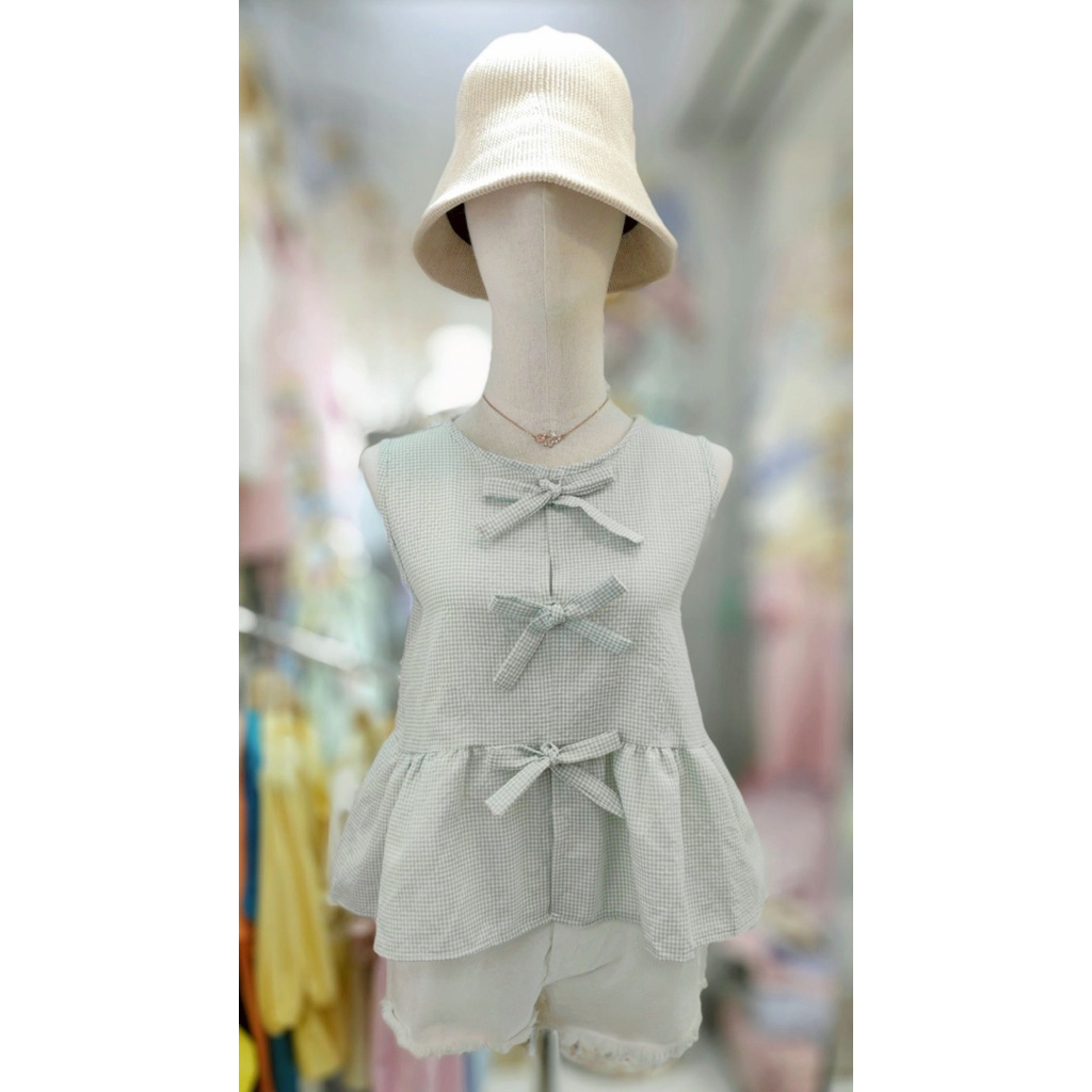 BANGKOK LA CHEMISE RIBBON TOP