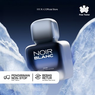 [Exclusive Launch] HEURA Noir Blanc - Extrait de Parfum - Aroma Fresh Maskulin Bergamot Lavender Parfum Perfume Minyak Wangi Unisex Pria Wanita Tahan Lama
