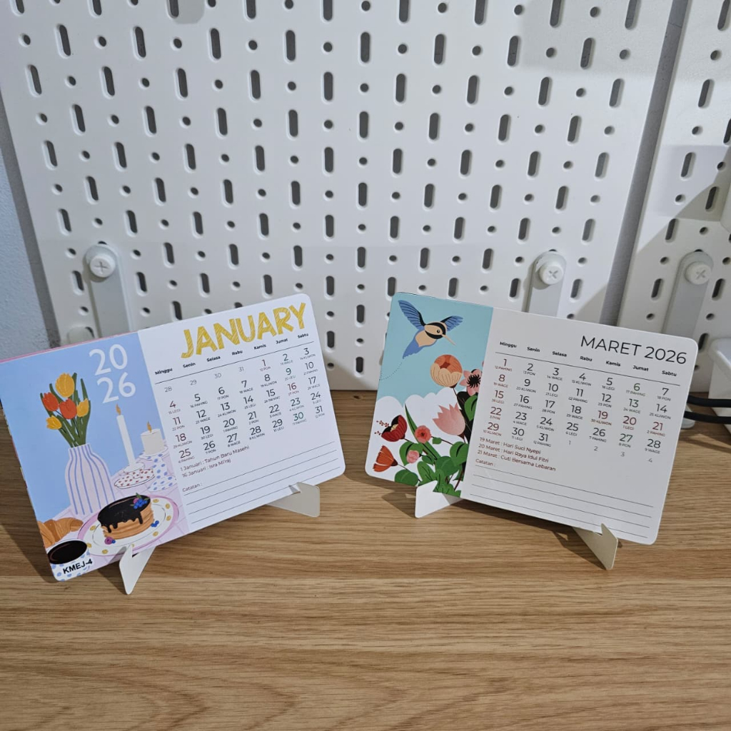 Aesthetic Desk Calendar ปฏิทินตั้งโต๊ะแสนสบาย