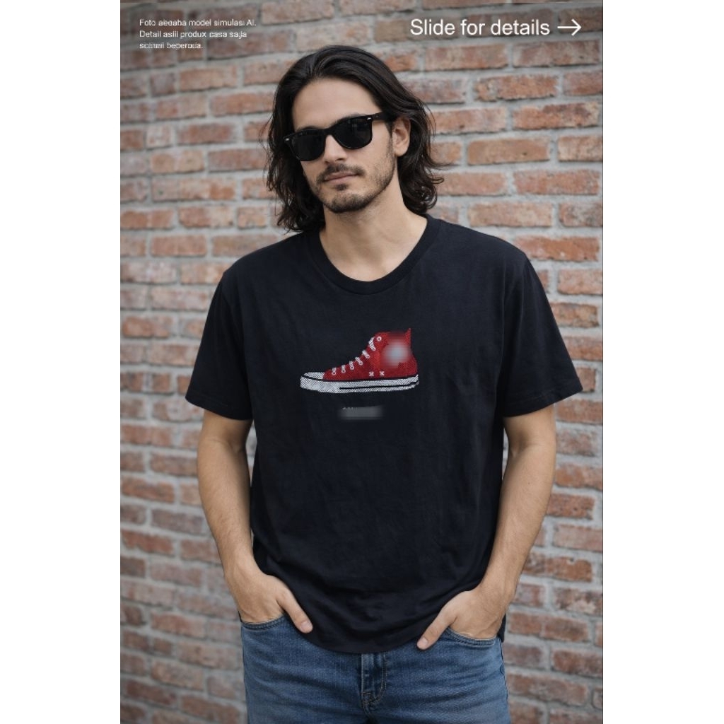 เสื้อยืด C**VERSE 0R1 ไซส์ M (P69 x L52)