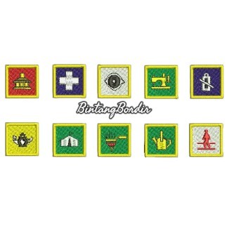 TKK Enforcement Madya Mandatory กรอบปักนูน 3D