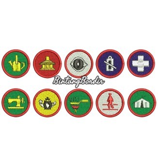 TKK Penggalang Purwa Mandatory กรอบปักนูน 3D