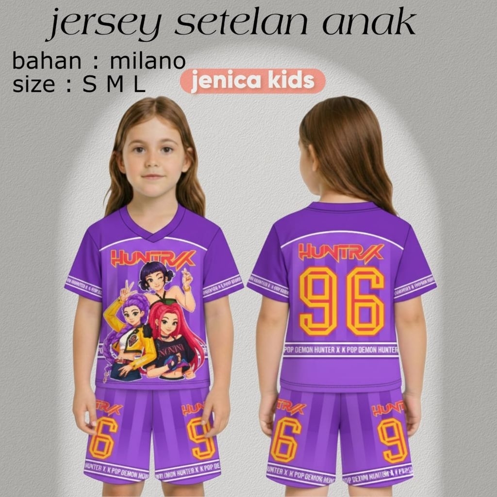 GIRLS SUIT FULL PRINT PICTURE "KPOP HUNTER"