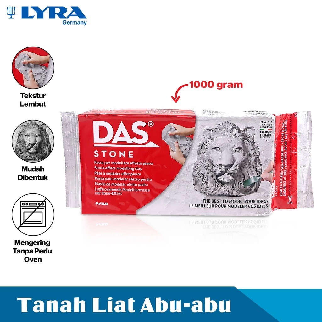 DAS modeling Clay / air modeling Clay 1000gr (สีหิน)