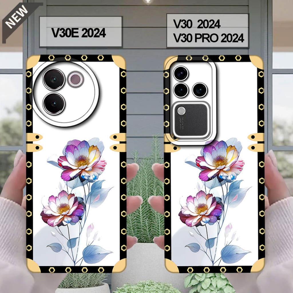 เคส VIVO V30 _เคส VIVO V30E _เคส VIVO V30 PRO _เคสซิลิโคนสีดําหนายืดหยุ่น