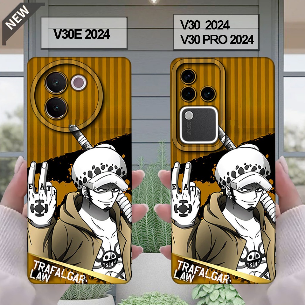 เคส VIVO V30 _เคส VIVO V30E _เคส VIVO V30 PRO _เคสซิลิโคนสีดําหนายืดหยุ่น